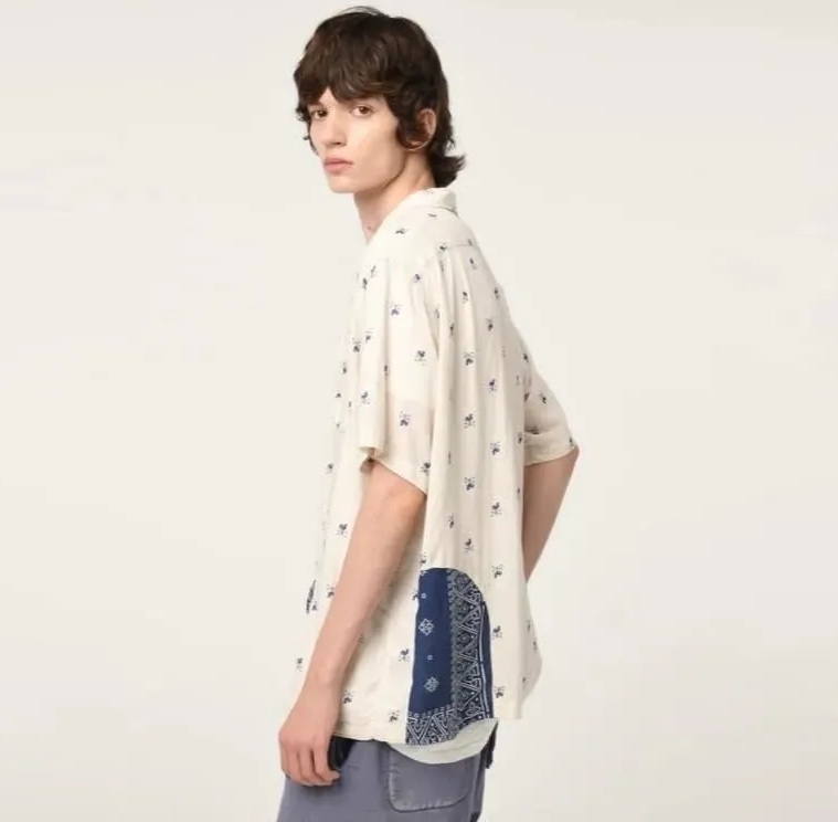 BOWWOW 2025 WEATHERVANE BANDANA REMADE SHIRT S/S - PRE ORDER ITEM (預訂中)