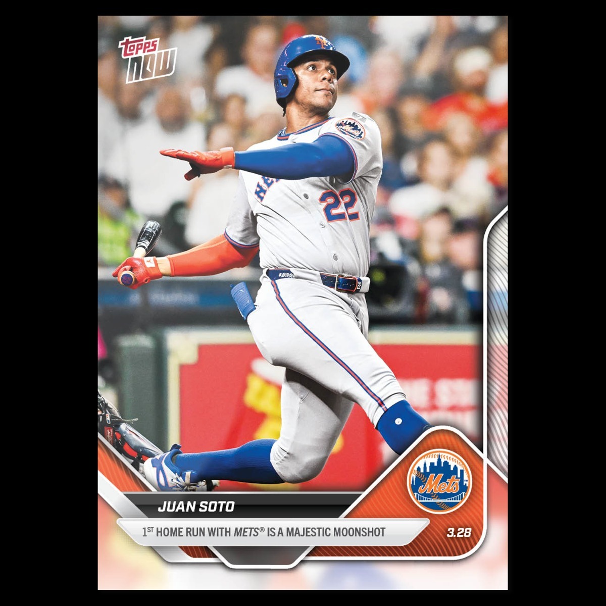 MLB球員卡 Juan Soto - 2025 MLB Topps NOW® - Card 17 - LOOK FOR RELICS and AUTO-RELICS - PR: 10,738