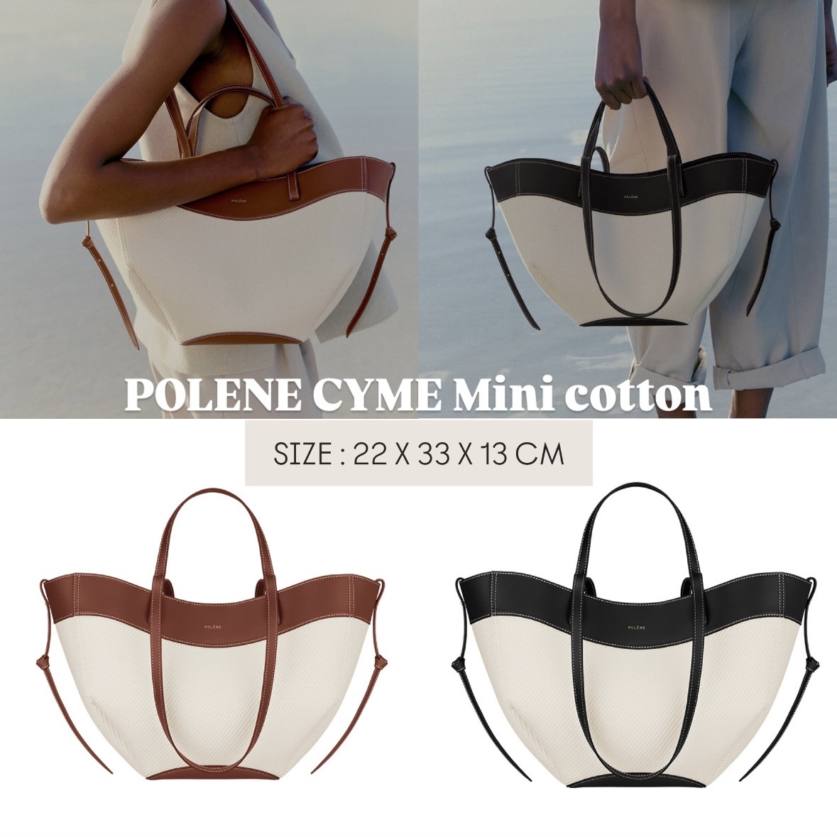 POLENE Cyme Tisse in cotton