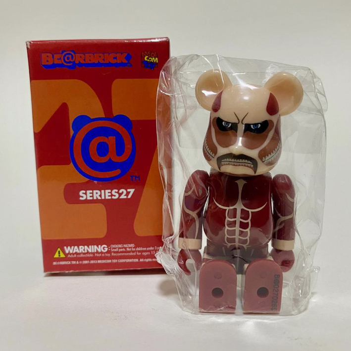 BEARBRICK 100% SERIES 27 HORROR Attack on Titan 進擊之巨人