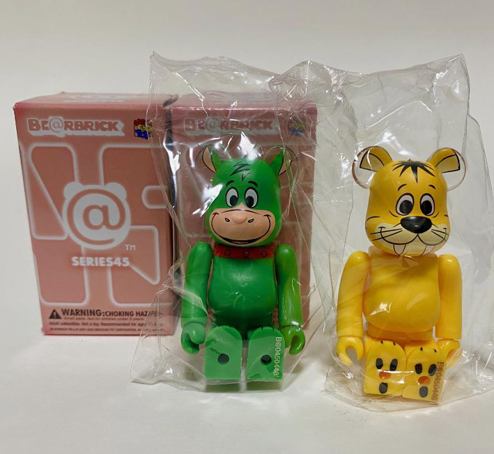 BEARBRICK 100% SERIES 45 ANIMAL Secret The Flintstones Set