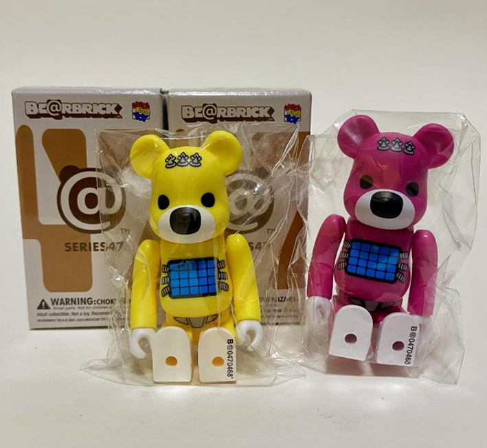 BEARBRICK 100% SERIES 47 ANIMAL Secret Psycho Bear Set