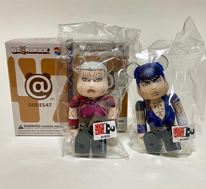 BEARBRICK 100% SERIES 47 ARTIST Secret Roah & Kenshiro 北斗之拳