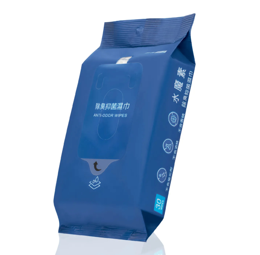 【水魔素】清潔除臭濕紙巾 30抽