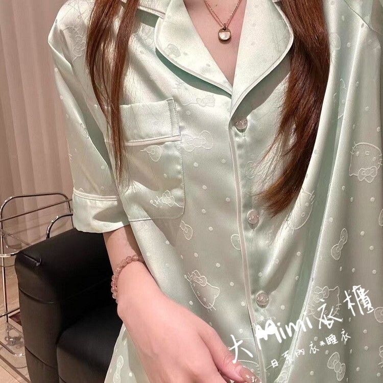 波點KT貓居家服睡衣