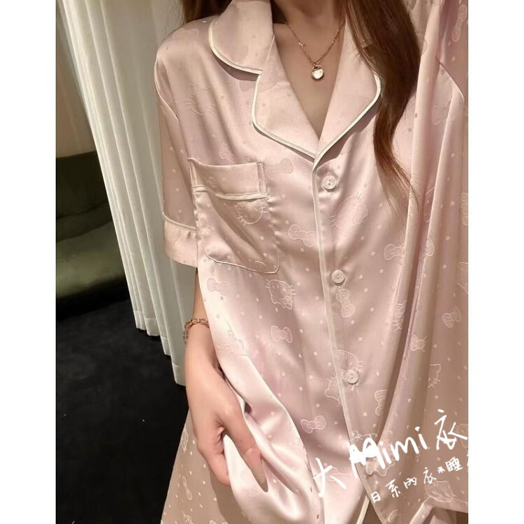 波點KT貓居家服睡衣