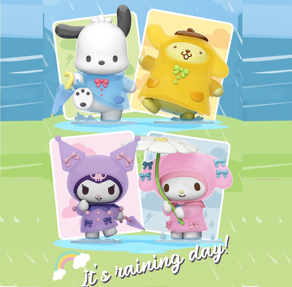 Sanrio- 下雨天系列飾物公仔