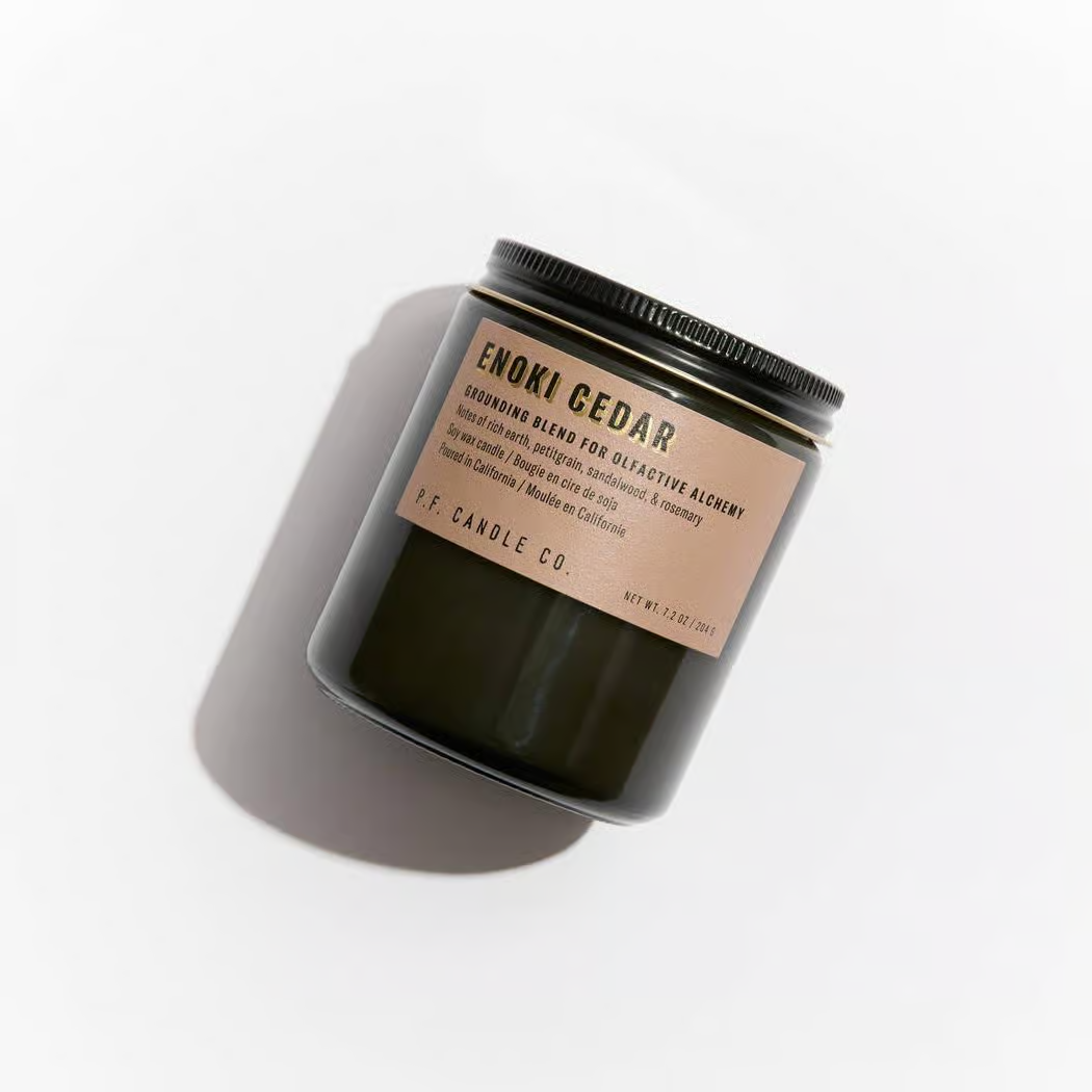 金菇雪松- 7.2盎司 Alchemy 大豆蠟燭