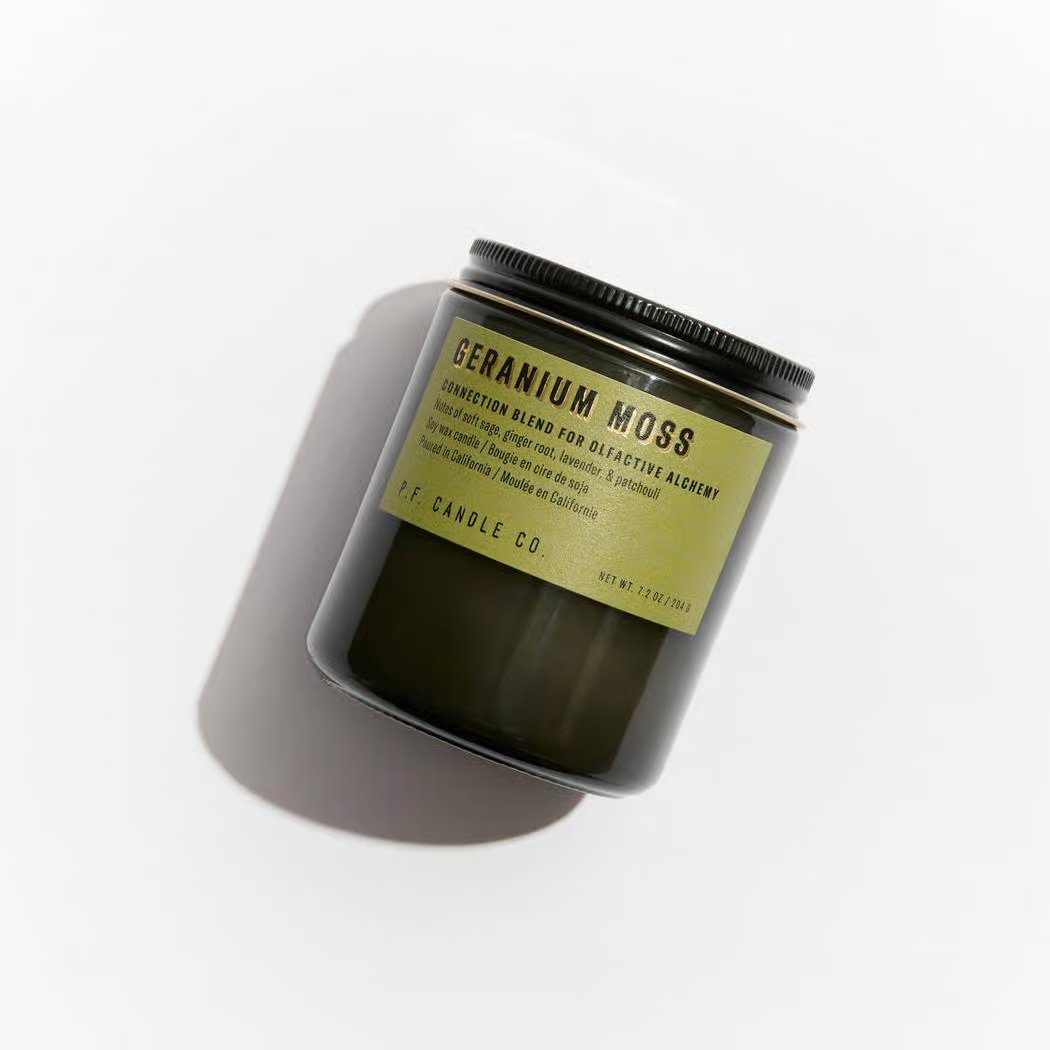 天竺葵苔蘚 - 7.2盎司 Alchemy 大豆蠟燭