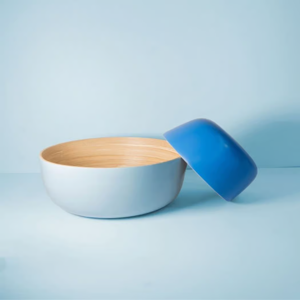 sky + kingfisher | bebb | biodegradable bamboo bowls