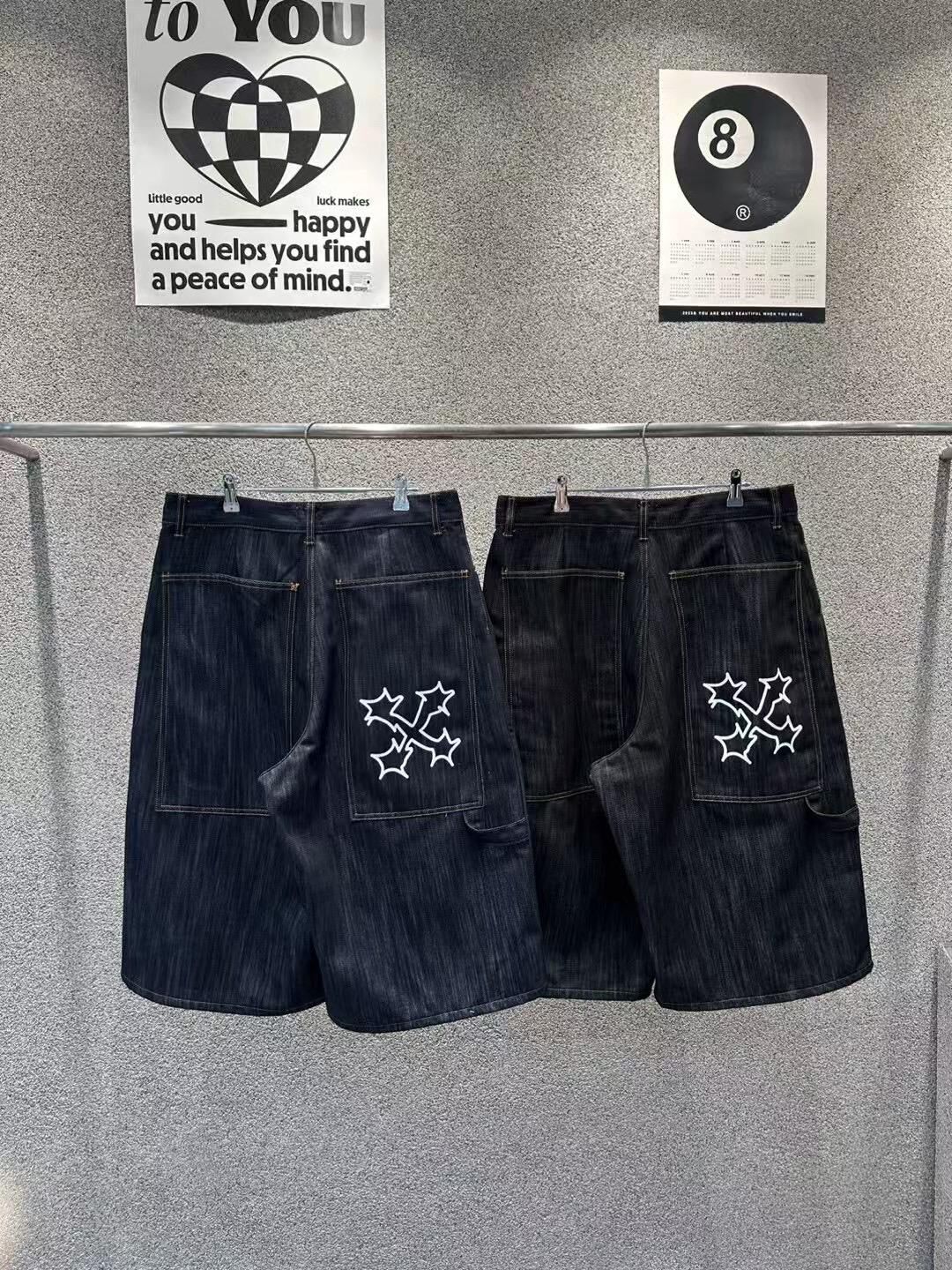 直紋圖案短褲 TAC-0272P