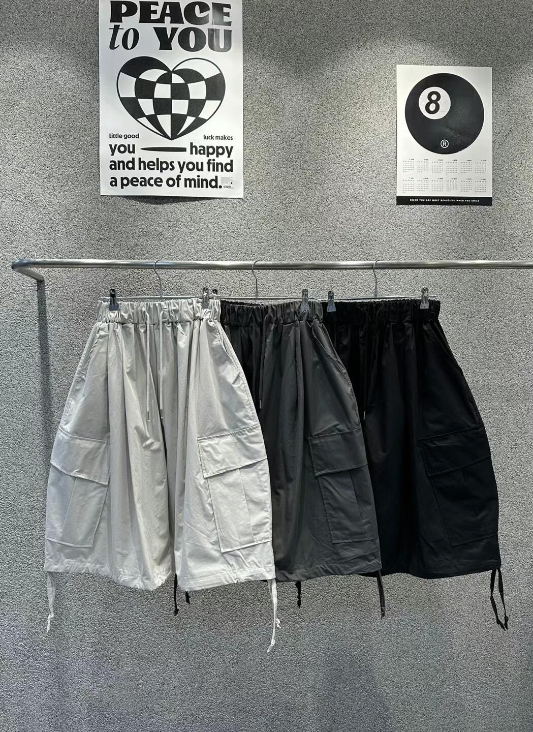 淨色工裝短褲 TAC-0274P