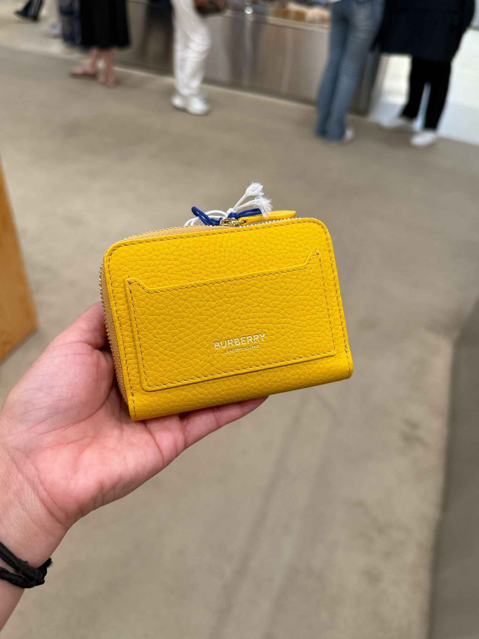 Burberry printed logo smalll zip wallet 2 colors