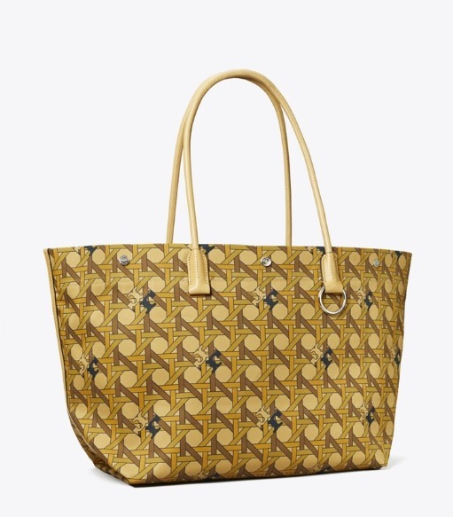 【預購】TORY BURCH G081857 CANVAS BASKETWEAVE TOTE