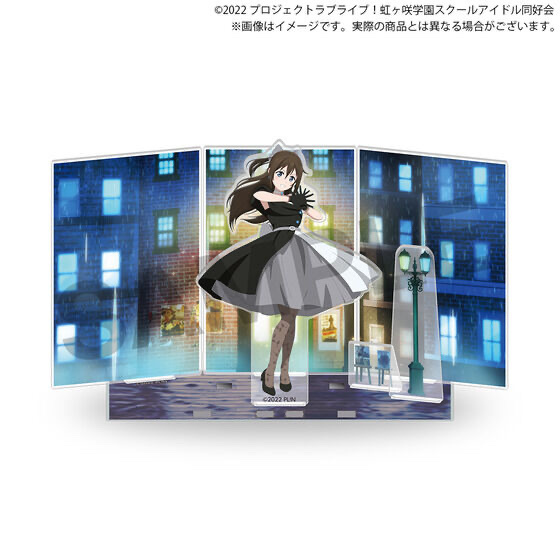 234866 Pbandai 預訂 2025/11月 ラブライブ！虹ヶ咲学園スクールアイドル同好会 虹ヶ咲学園購買部 TVアニメアクリルジオラマスタンド(全3種)