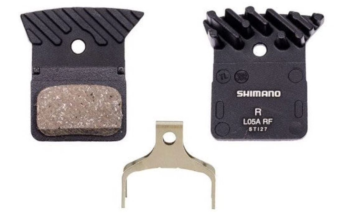 SHIMANO L05A-RF 散熱樹脂碟制皮 (EBPL05ARFA) / SHIMANO L05A-RF RESIN PAD W/FIN & SPRING