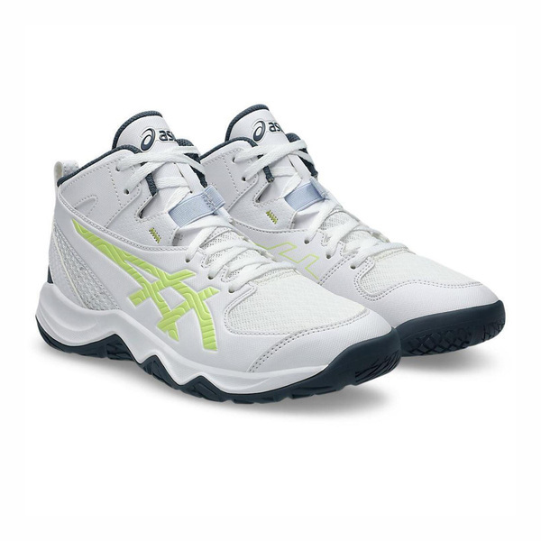 Asics Dunkshot MB 10 1064A019-102 大童 籃球鞋 穩定 支撐 緩震 白 灰綠