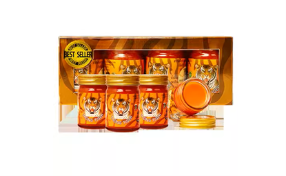 泰國 - 泰國 - THONG TIGER老虎膏 50g x4瓶 （平行進口）