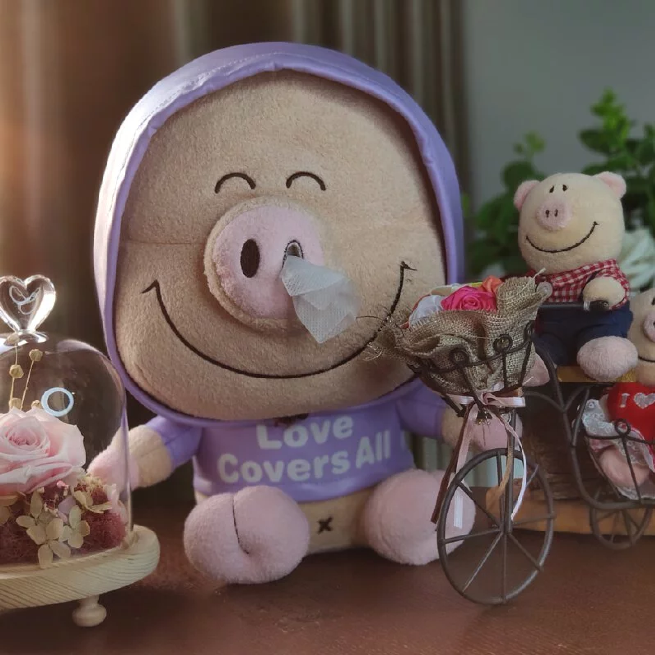 P.C 愛的信息紙巾套 12吋- Love Covers All（愛涵蓋一切）