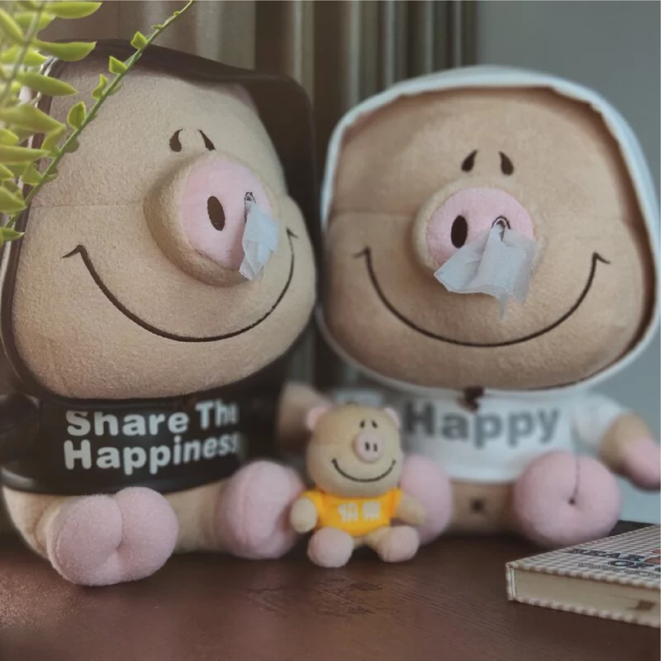 P.C 愛的信息紙巾套 12吋 - Happy （快樂）