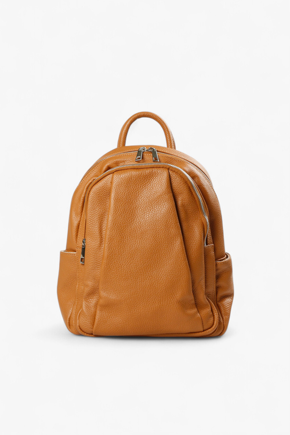 Arese 真皮後背包 棕色