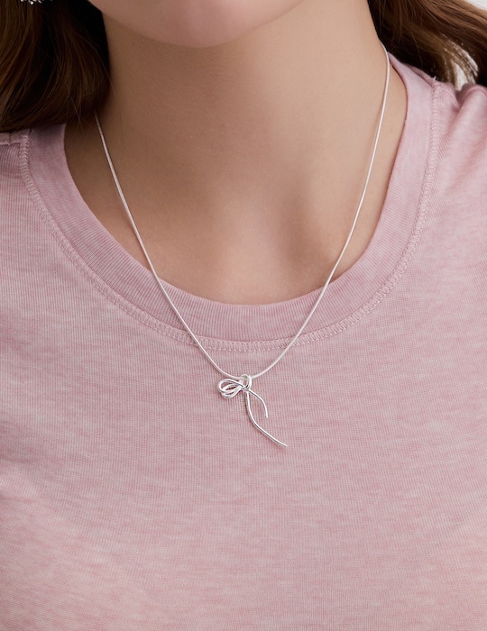 初戀蝴蝶結項鍊