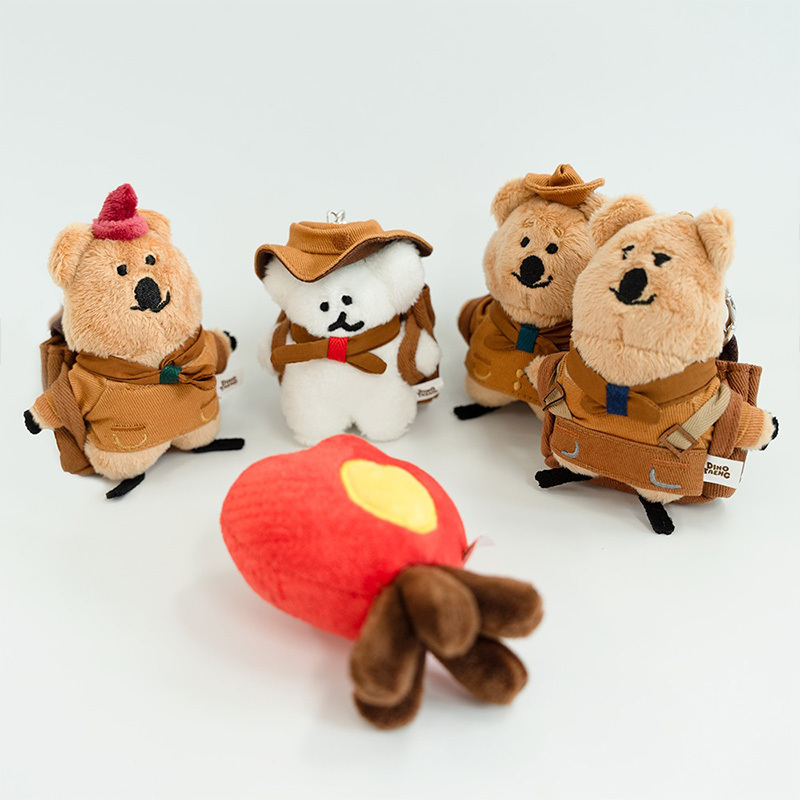 【Dinotaeng】Quokscout Flatfur Keyring (鑰匙圈) - 7款