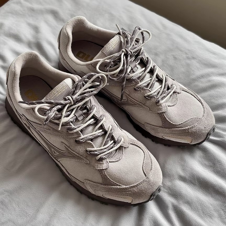 Mizuno 美津濃 LG 60S 2K 米色淺卡其色 德訓鞋 復古休閒鞋 D1GH242107