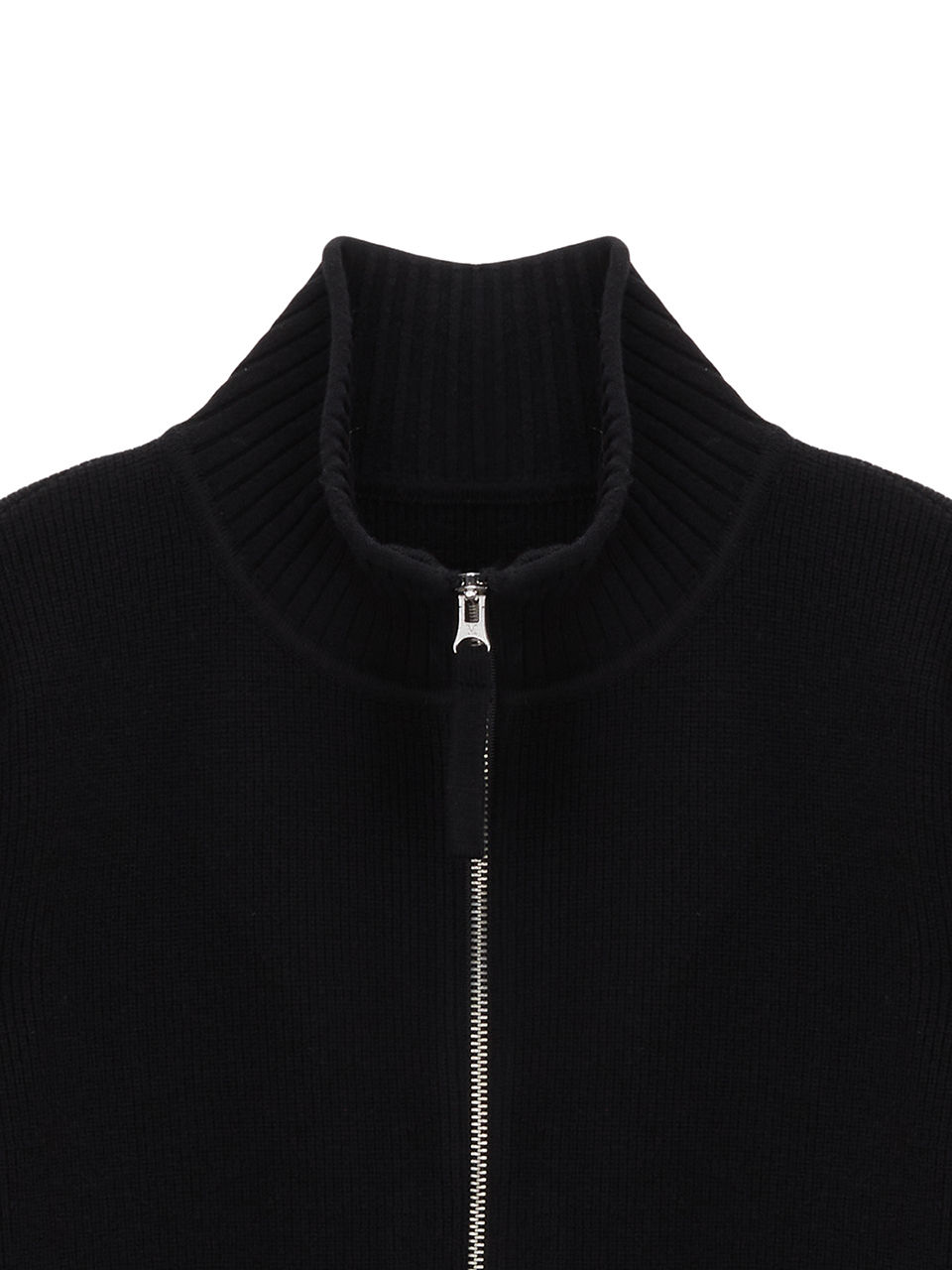 SPELL POINT STRIPE KNIT CARDIGAN IN BLACK