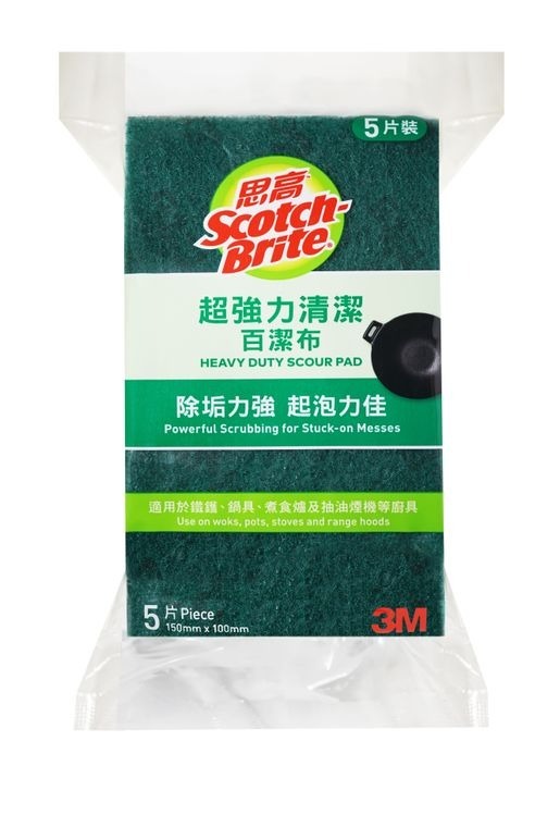 3M 思高超強力百潔布(一包5塊)  JR105HK