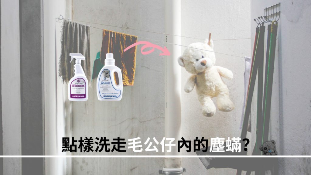 點樣洗走毛公仔內的塵蟎？