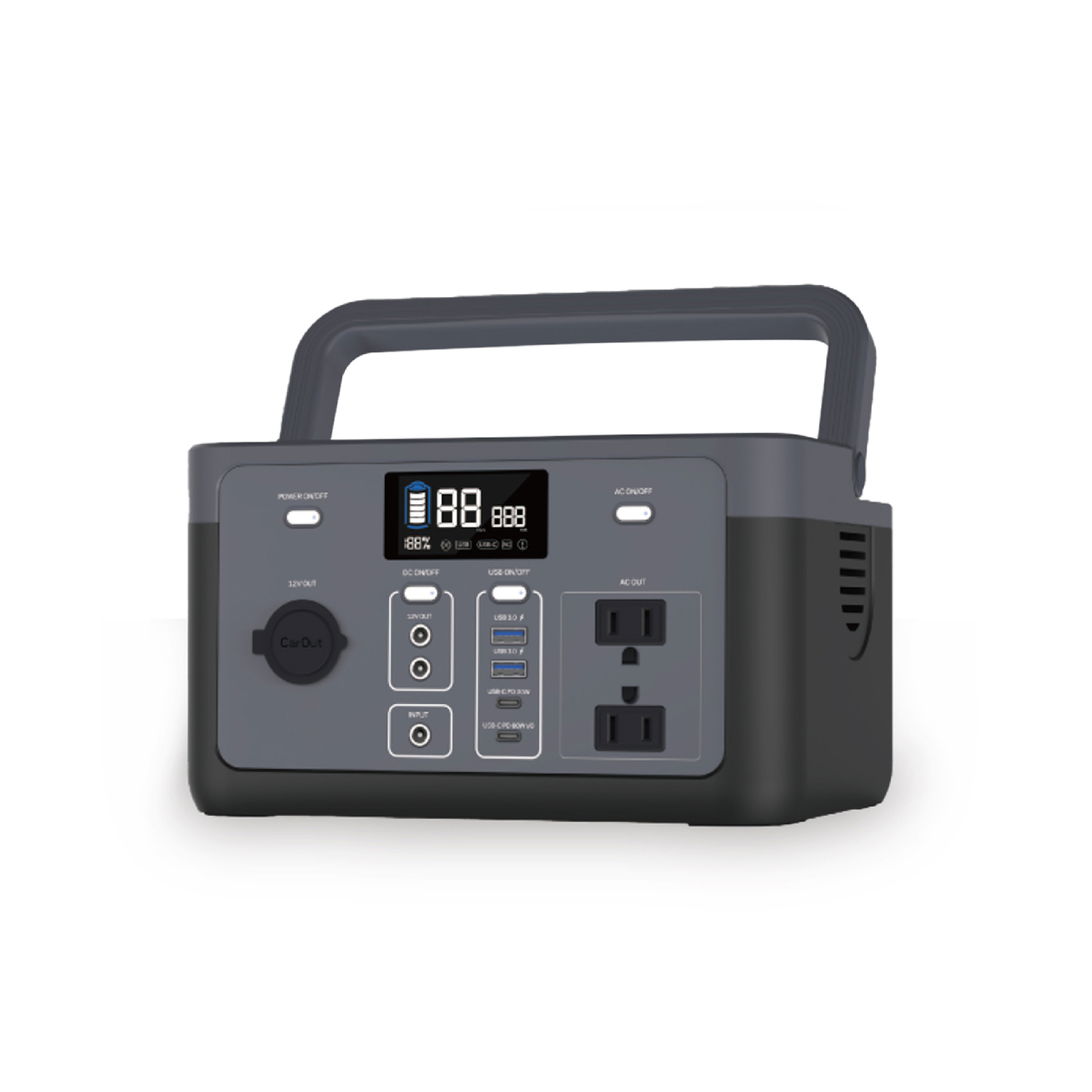 【PHILIPS飛利浦】300W新世代可攜式快充行動儲能電源POWER BANK