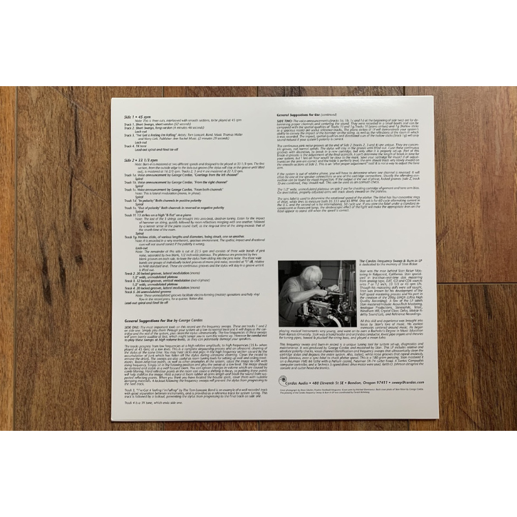 Cardas 頻率掃描煲機黑膠唱片