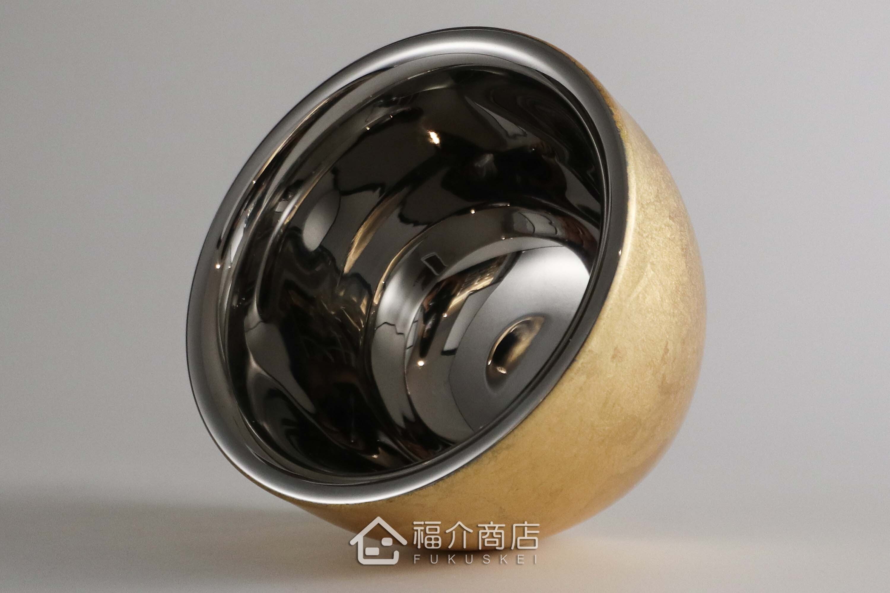 用於盛裝茶或飲料用的金箔造型不鏽鋼材質雙層多用杯