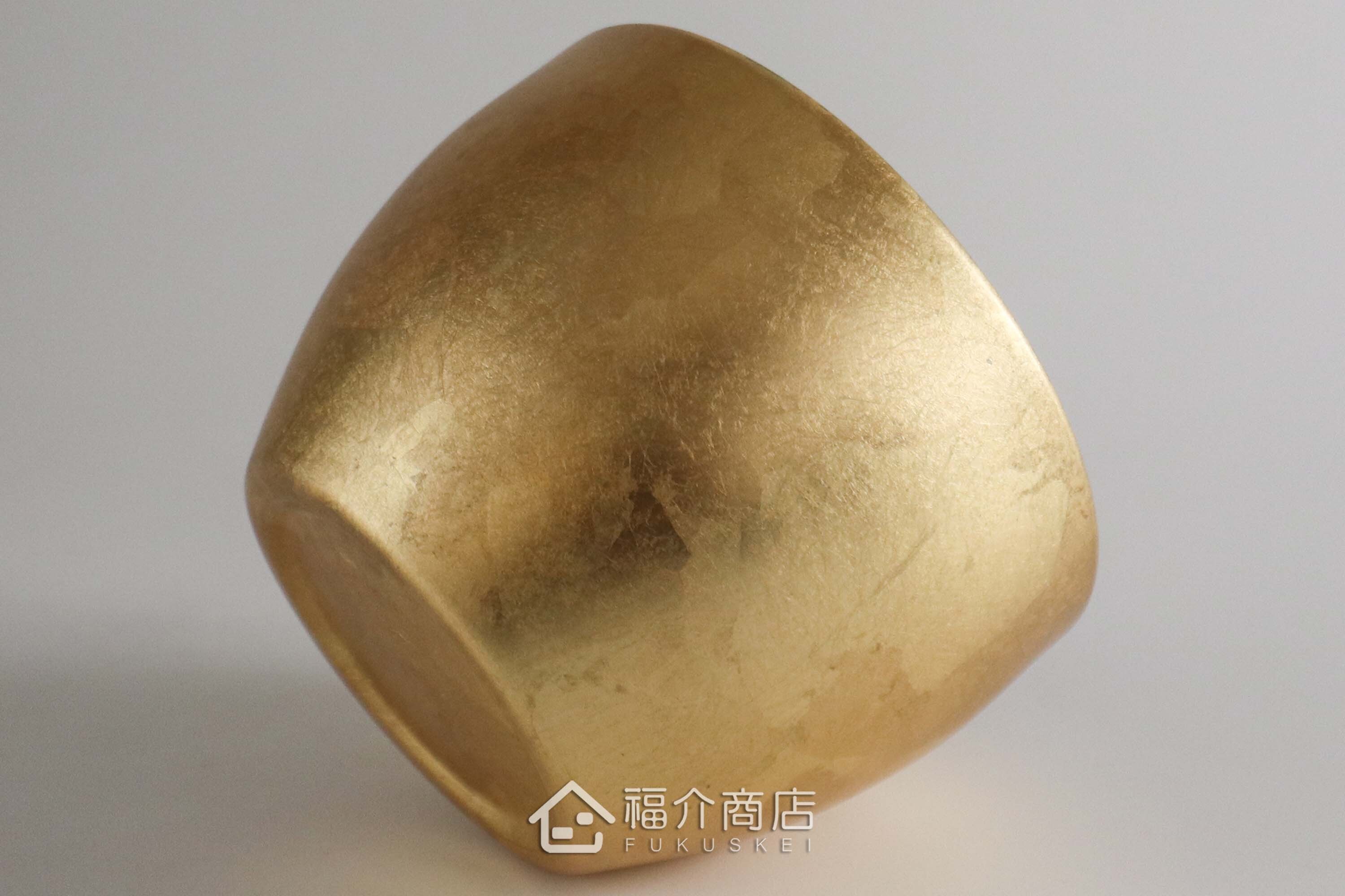 用於盛裝茶或飲料用的金箔造型不鏽鋼材質雙層多用杯