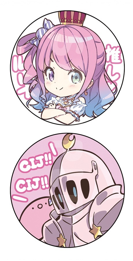 C106「同人代購」「Melonbooks代購」tabgraphics - 姫森ルーナ　フルグラフィックトートバッグ&缶バッジセットC106