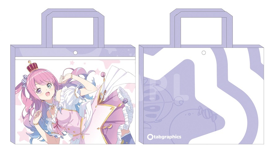 C106「同人代購」「Melonbooks代購」tabgraphics - 姫森ルーナ　フルグラフィックトートバッグ&缶バッジセットC106