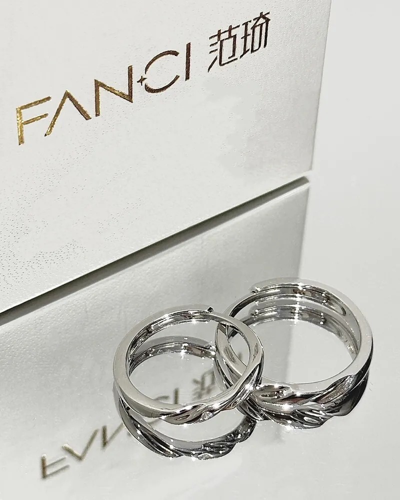 <不管多賠‼就是要清🔥> FANCI范琦 戀愛頻率 情侶對戒💍 無磁吸