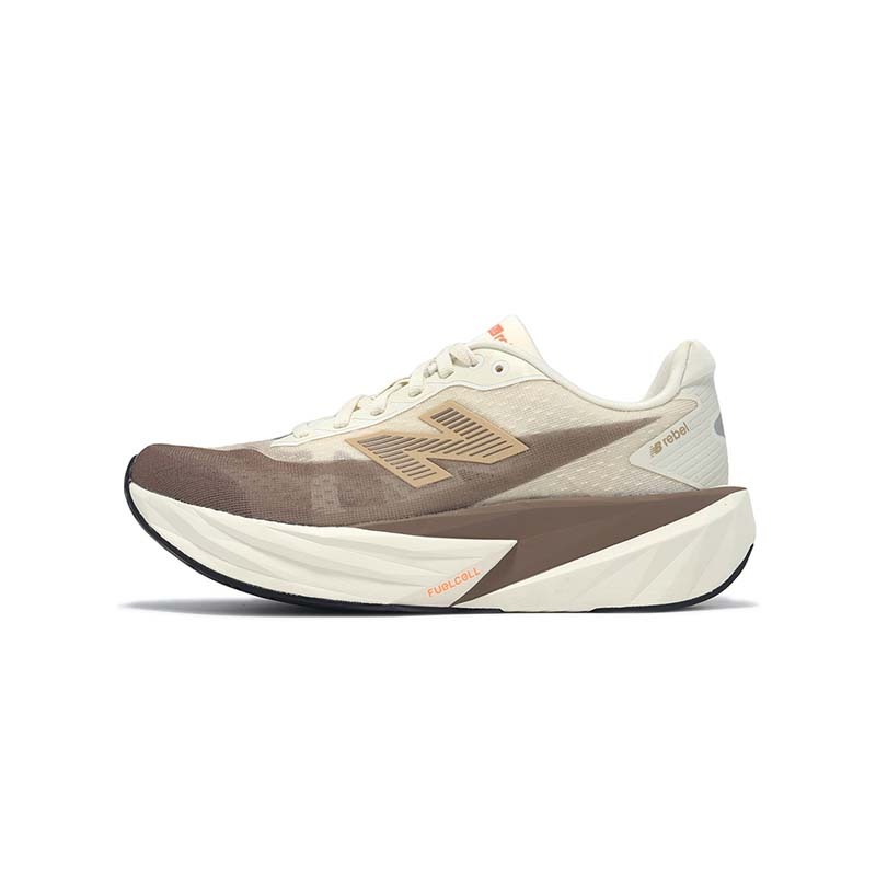 New Balance FuelCell Rebel V5 D 慢跑鞋 米白棕 女鞋 WFCXLJ5 [國內代購]