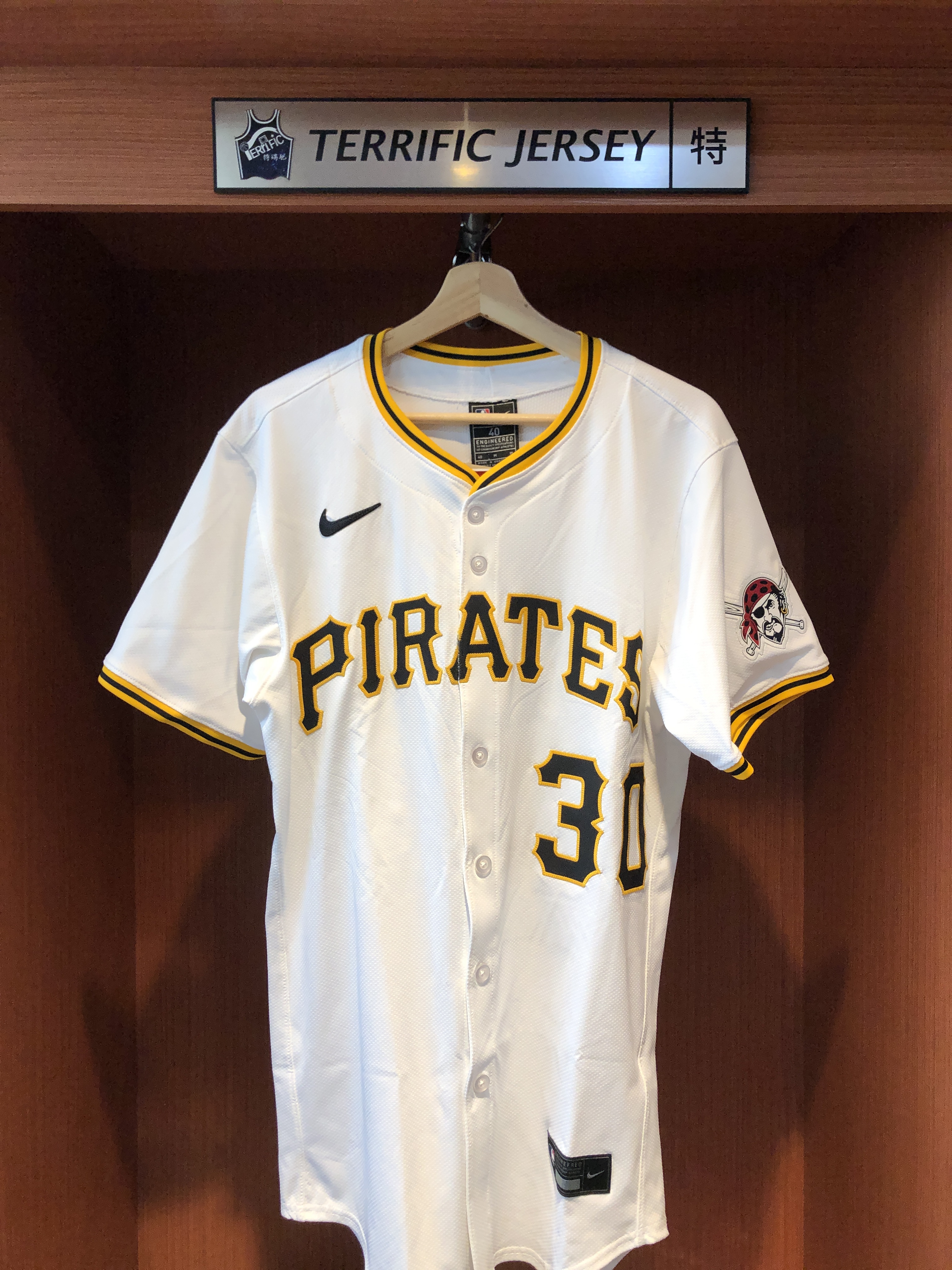 MLB球衣 Paul Skenes 匹茲堡海盜白 Nike Elite Player Name Jersey 球員版 電繡 全新