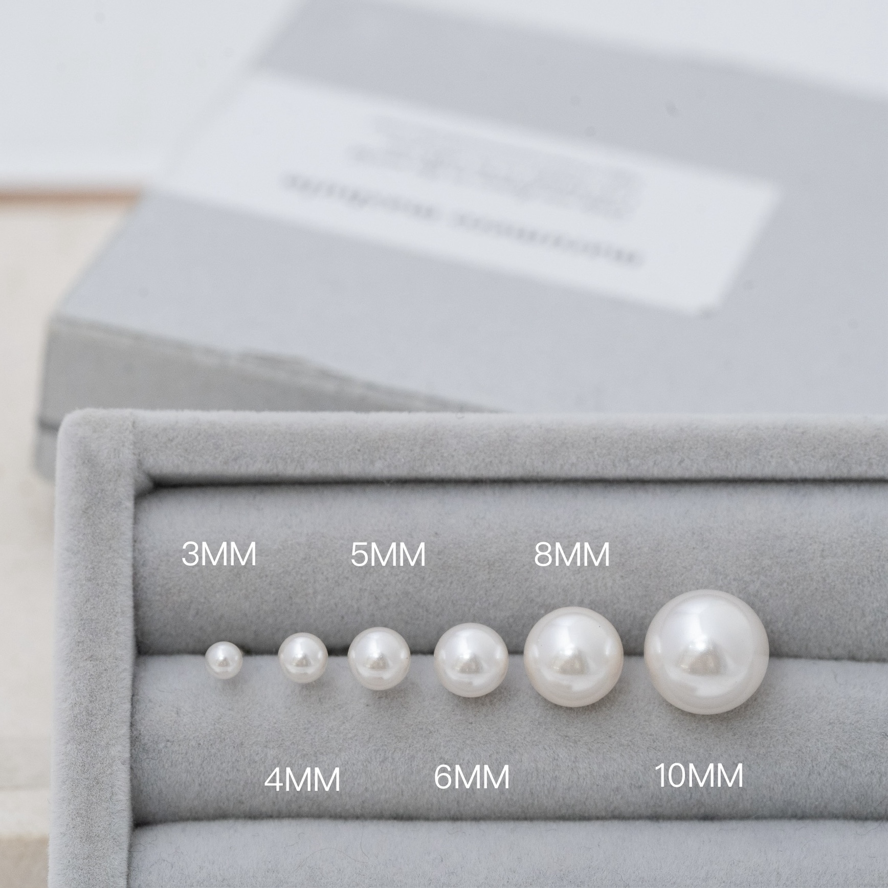 Sve11 (10mm 施華洛貝珠，鍍白金）