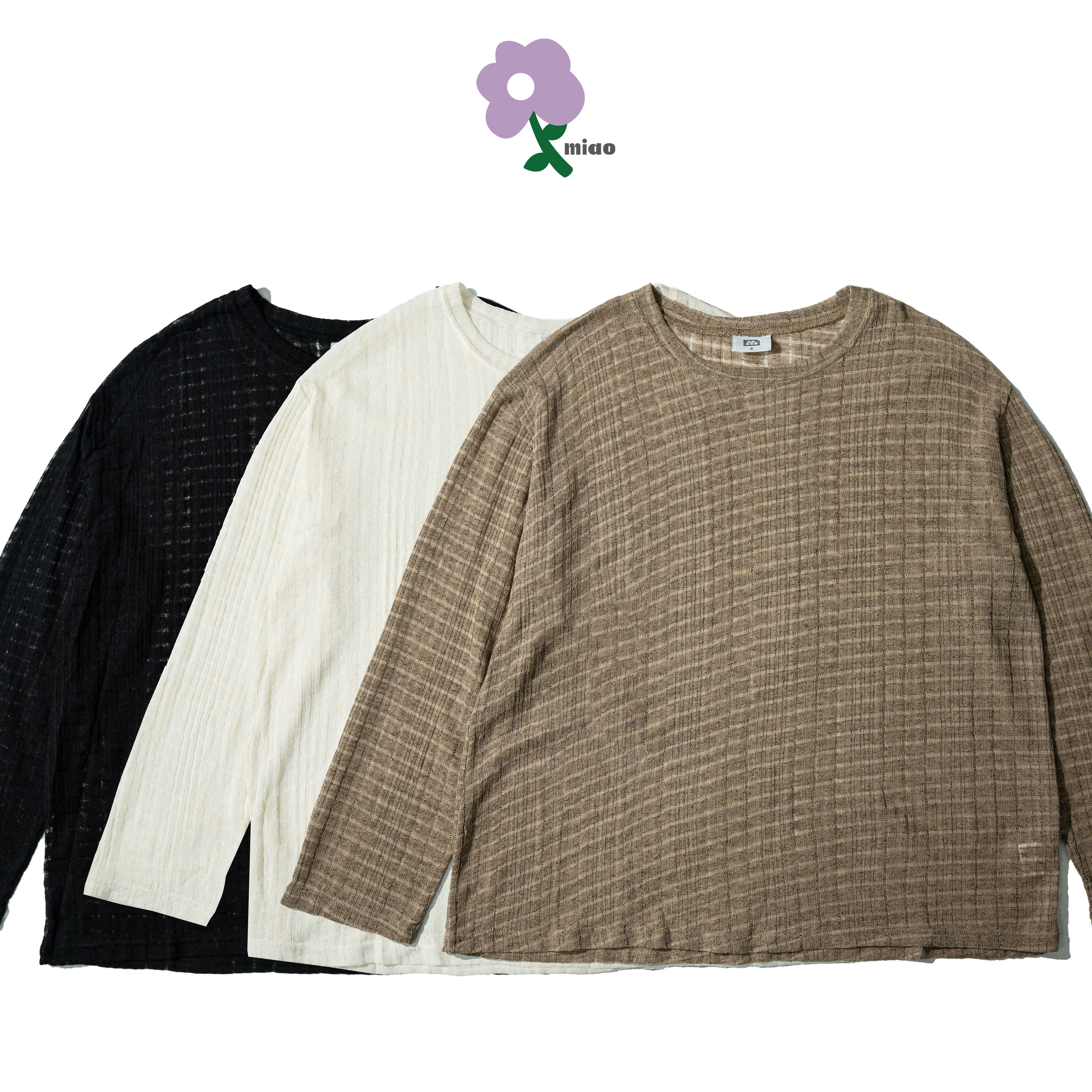 AGILITY MIAO Knitted Sheer LS Top 針織薄紗 長袖上衣 [M-T10]