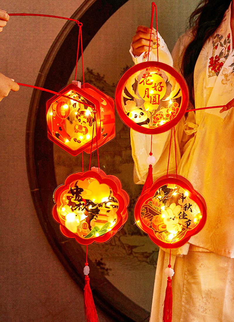 中秋節DIY手提花燈籠材料包 A2450