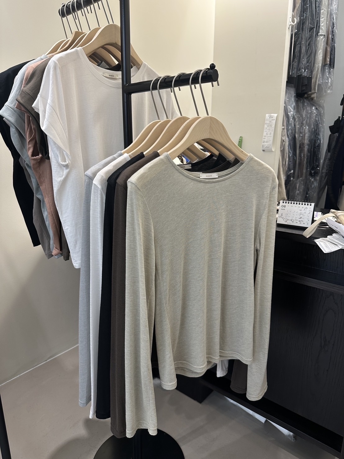 【韓國連線款】舒適棉質薄長袖