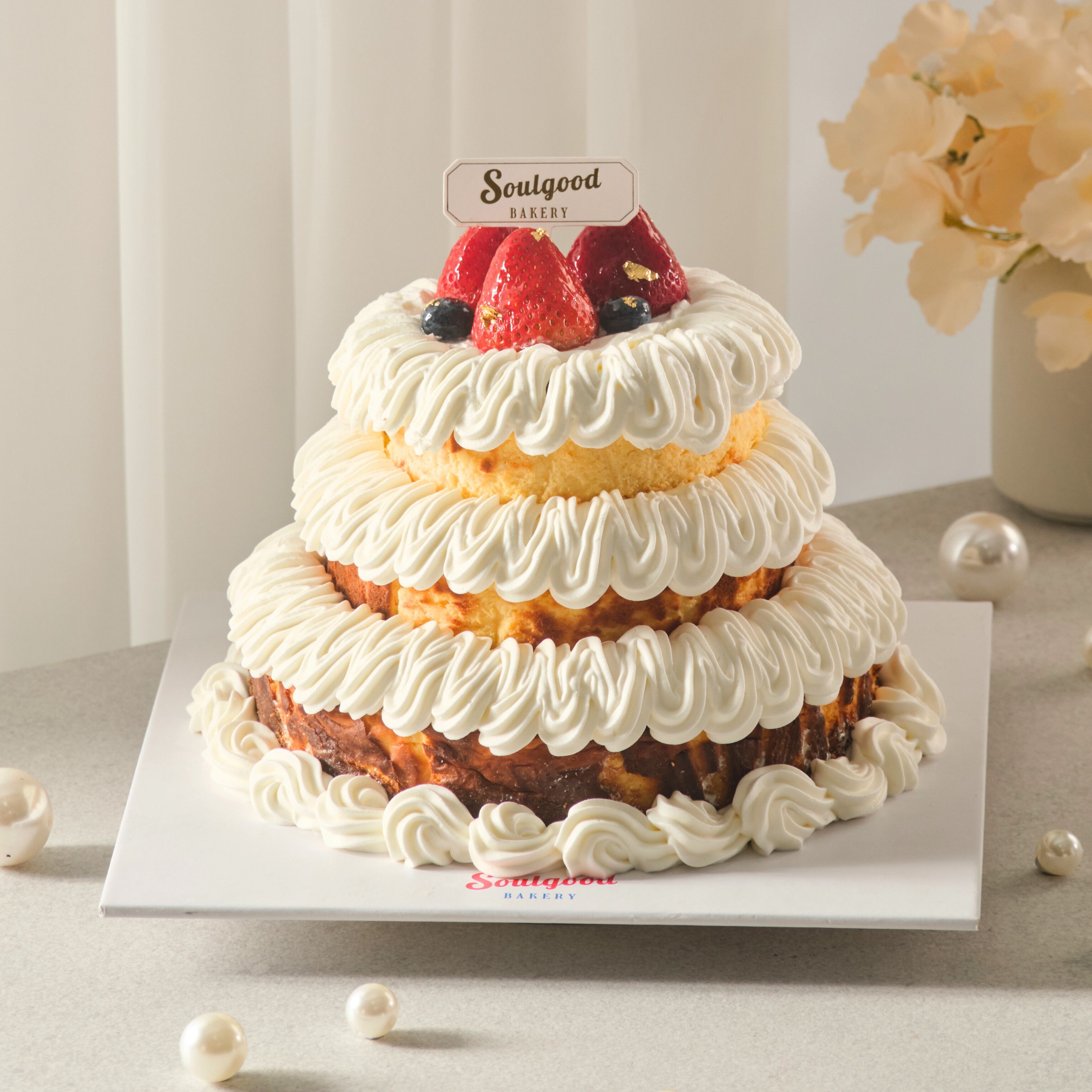 Signature Mixed Berries Layers Basque Burnt Cheesecake