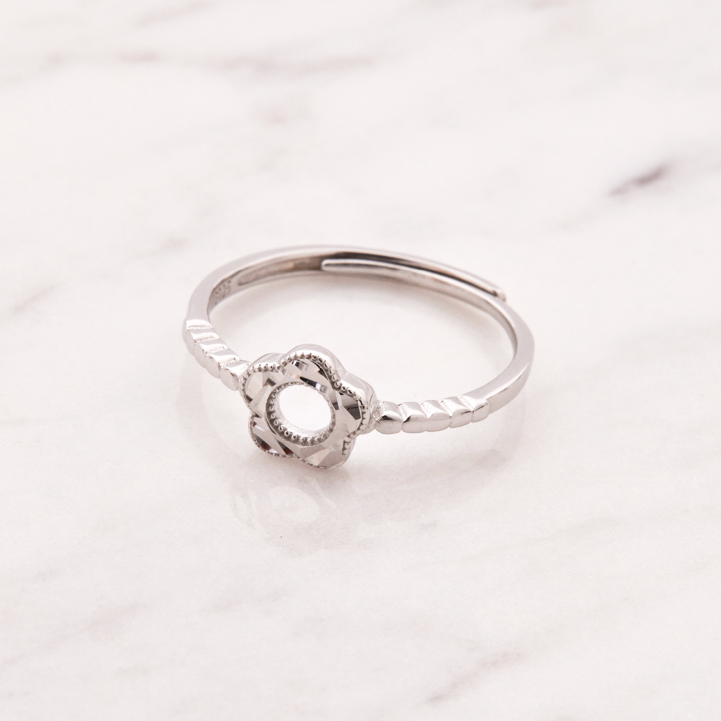 R1095 | 純銀小花戒指