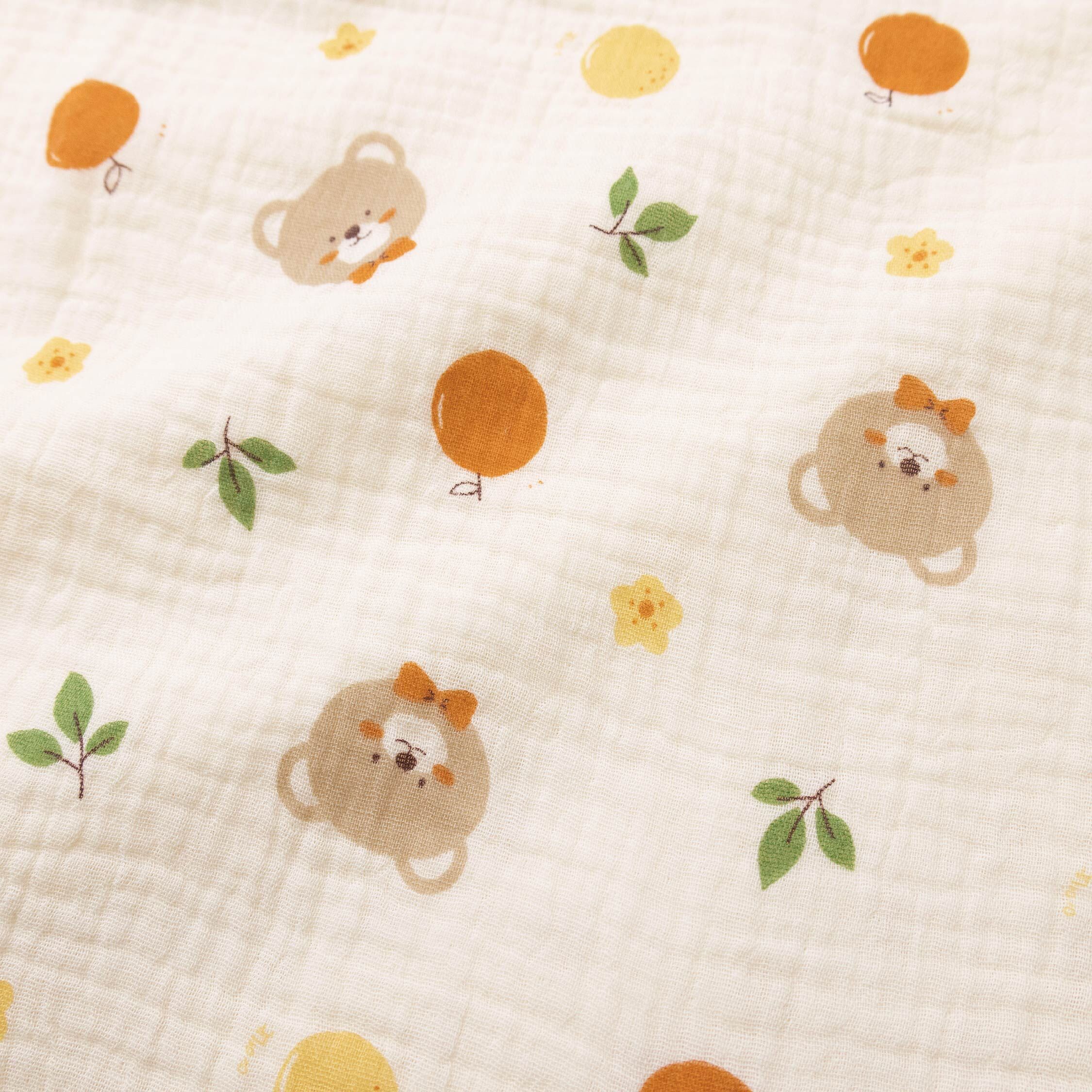 【JB0512】MIT橘子熊泡泡紗魔粒防踢被