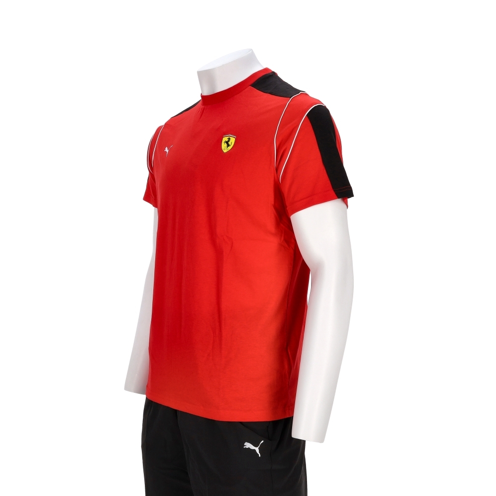 Puma 法拉利車迷系列 男款 紅色 歐規 MT7 休閒 T恤 上衣 短T 運動 短袖 63276602
