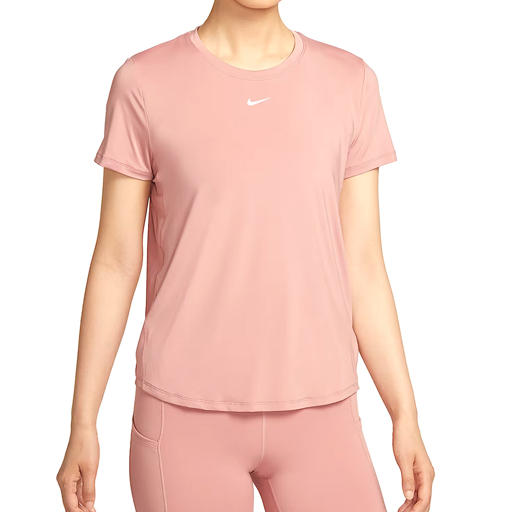 Nike As W Nk One Classic Df Ss Top 女款 粉色 運動 短袖 FN2799-685
