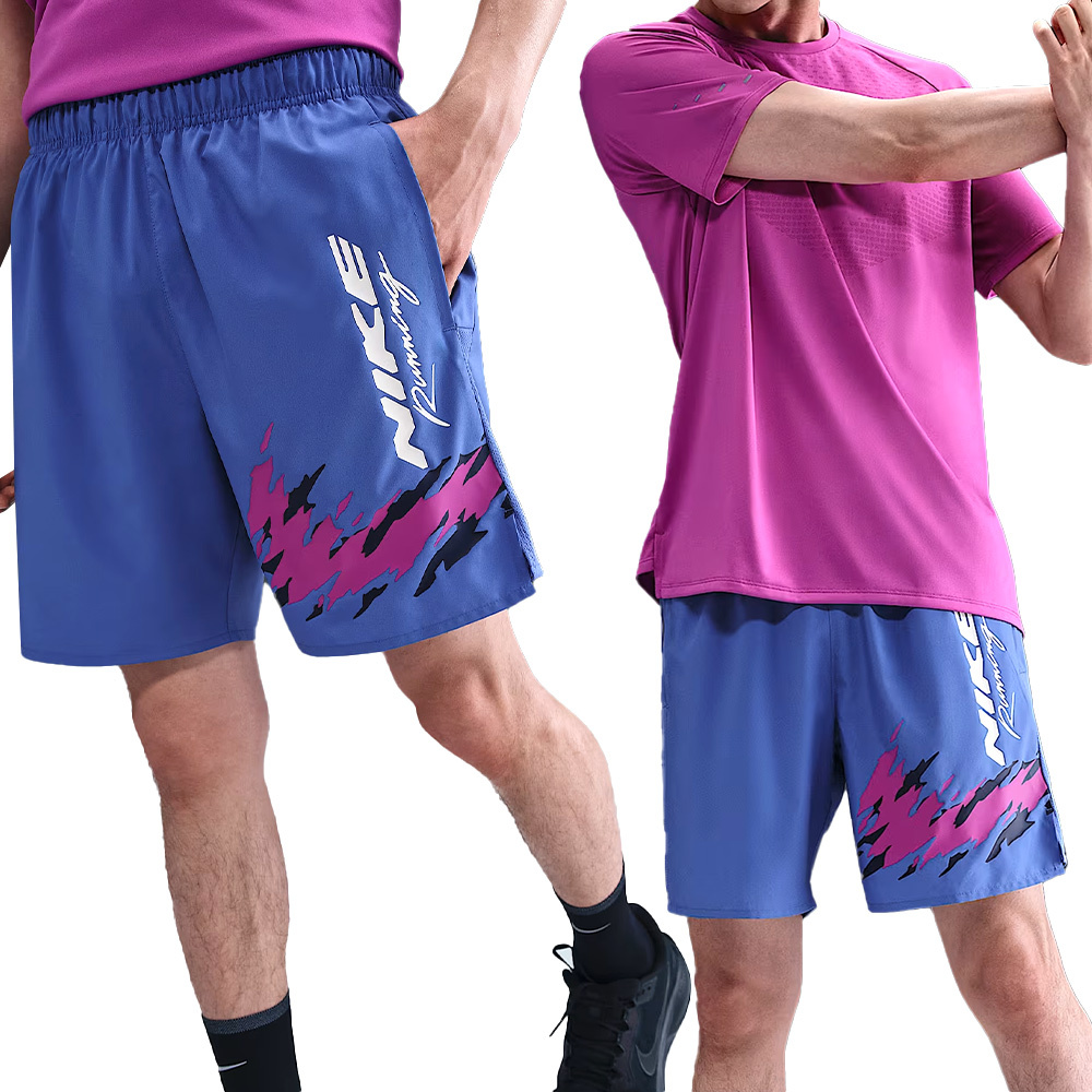 Nike As M Nk Df Rn Enrgy Chlngr 7Bf 男款 藍紫色 運動 短褲 HV2139-411